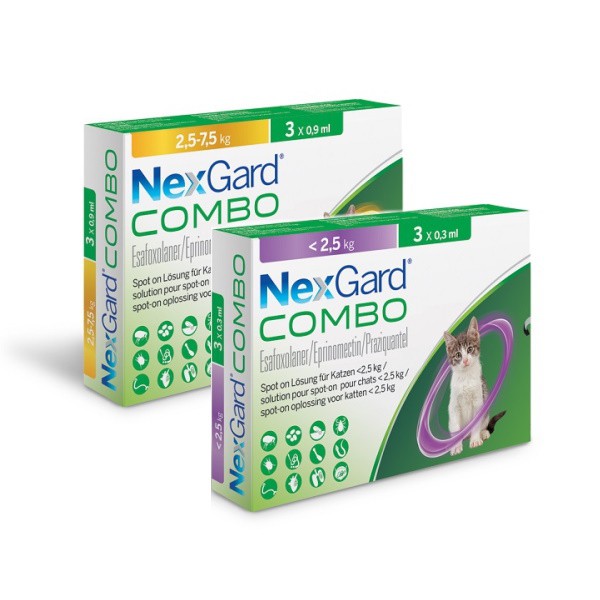 NexGard COMBO, la protección de más amplio espectro frente a ectoparásitos, nematodos y cestodos desarrollada específicamente para gatos