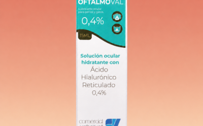 OFTALMOVAL 0.40%, lubricante ocular para perros y gatos