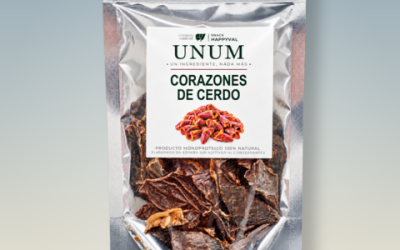 UNUM Corazones de cerdo, snack monoproteico para perros y gatos