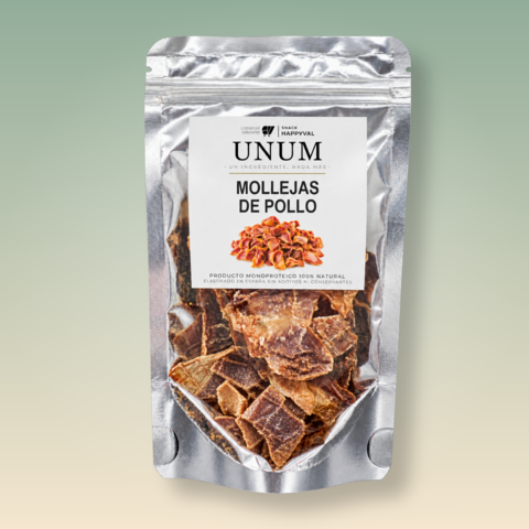 UNUM Mollejas de Pollo, producto deshidratado para perros y gatos
