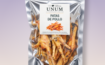 UNUM Patas de Pollo, producto deshidratado para perros y gatos