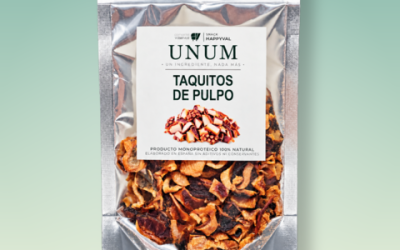 UNUM Taquitos de Pulpo, producto deshidratado para perros y gatos